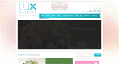 Desktop Screenshot of luxweddingflorist.com